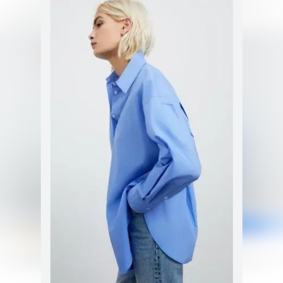 EDDIE BAUER Blue dress shirt - Picture 3 of 9